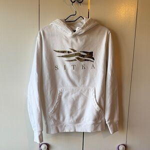 Sitka White Hoodie for Men